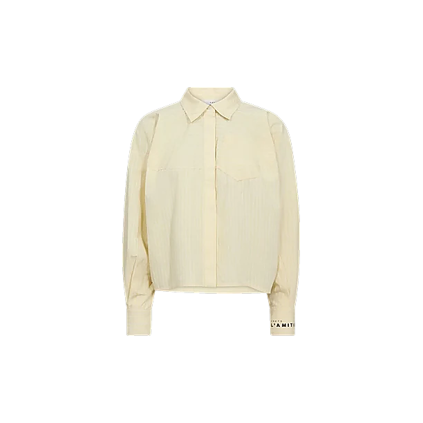 SOPHIE YELLOW STRIPE SHIRT Geel
