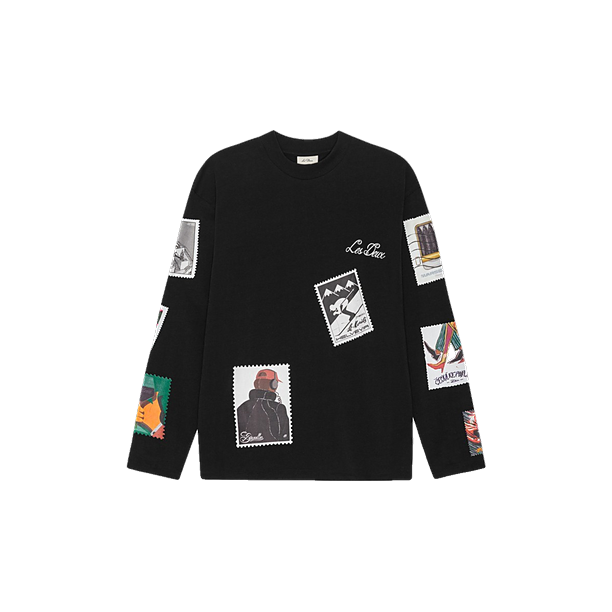 STAMP LS T-SHIRT Zwart