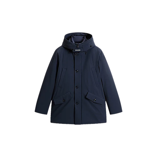 STRETCH PARKA MELTON BLUE