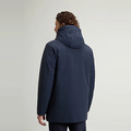 STRETCH PARKA MELTON BLUE Blauw