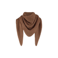 Super soft merino triangle scarf Bruin