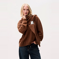 Super soft merino triangle scarf Bruin