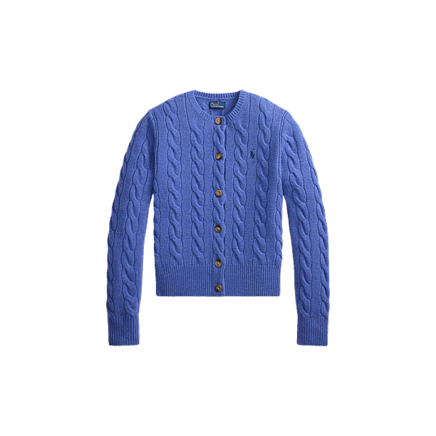 SWEATER CARDIGAN Blauw