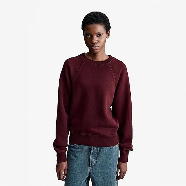 SWEATSHIRT TIM Bordeaux