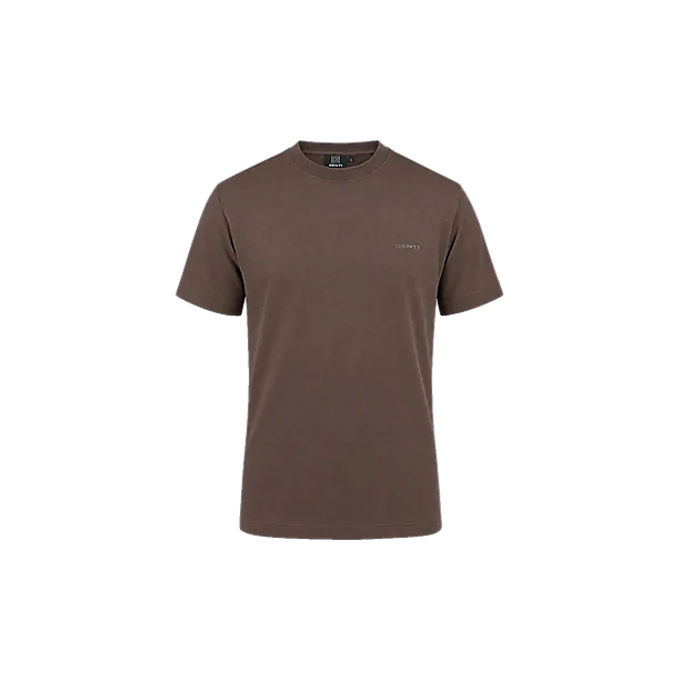 T-SHIRT SS EE JERSEY Donker Bruin