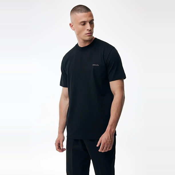 T-SHIRT SS EE JERSEY Zwart