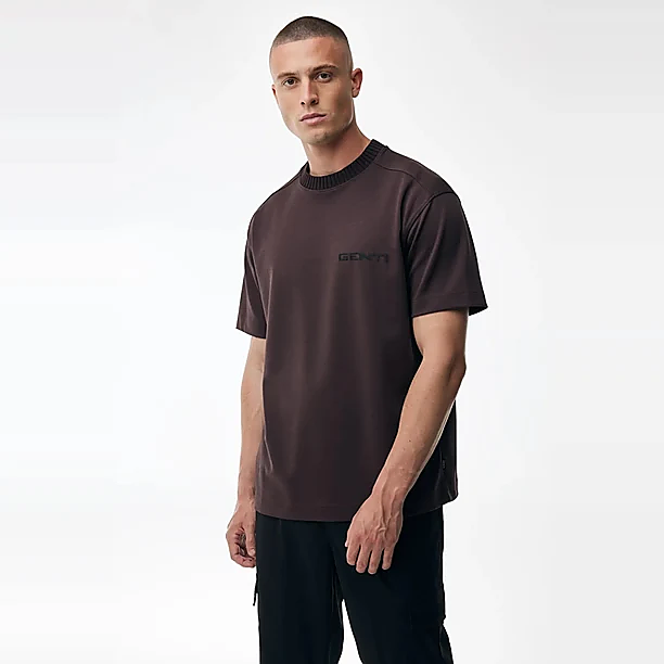 T-SHIRT SS EE JERSEY Bordeaux