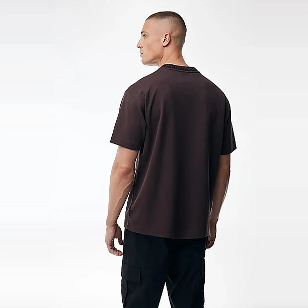 T-SHIRT SS EE JERSEY Bordeaux