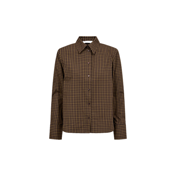 TEFFACC PADDED CHECK SHIRT Olijf