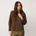 TEFFACC PADDED CHECK SHIRT Olijf