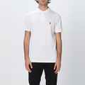 THE ICONIC CUSTOM SLIM FIT MESH POLO Wit