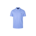 THE ICONIC CUSTOM SLIM FIT MESH POLO Blauw