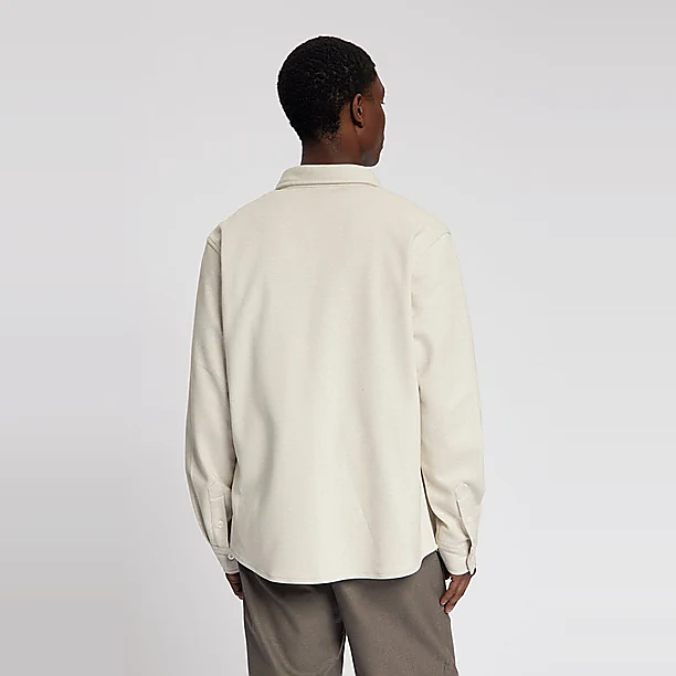 TROY SOFT HERRINGBONE SHIRT Zand
