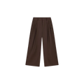 WIDE LEG PANTS Donker Bruin