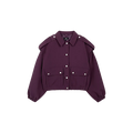 POCKETS JACKET Aubergine