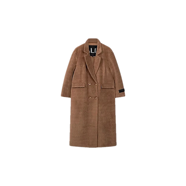 WOVEN LING HAIRY COAT