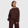 PIPING SWEATER Bruin