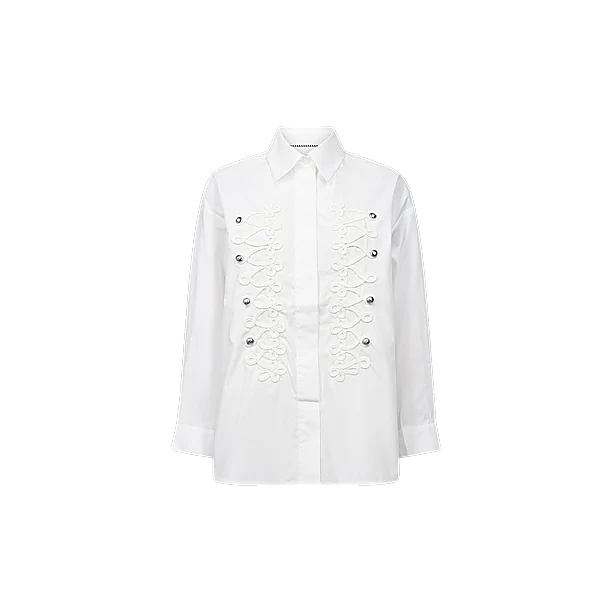VIANNE OFFICER SHIRT Wit