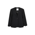 VOLACC CAPE BUTTON BLAZER Zwart
