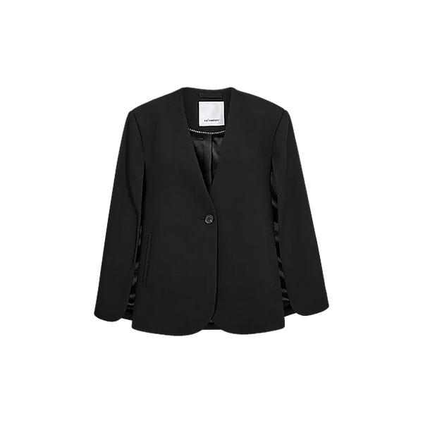 VOLACC CAPE BUTTON BLAZER