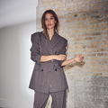 WAIST FIT CHECK BLAZER Bruin