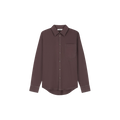 WASHED OVERSIZED SHIRT Donker Bruin