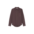 WASHED OVERSIZED SHIRT Donker Bruin