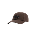 WASHED SIGNATURE LOGO CAP Donker Bruin
