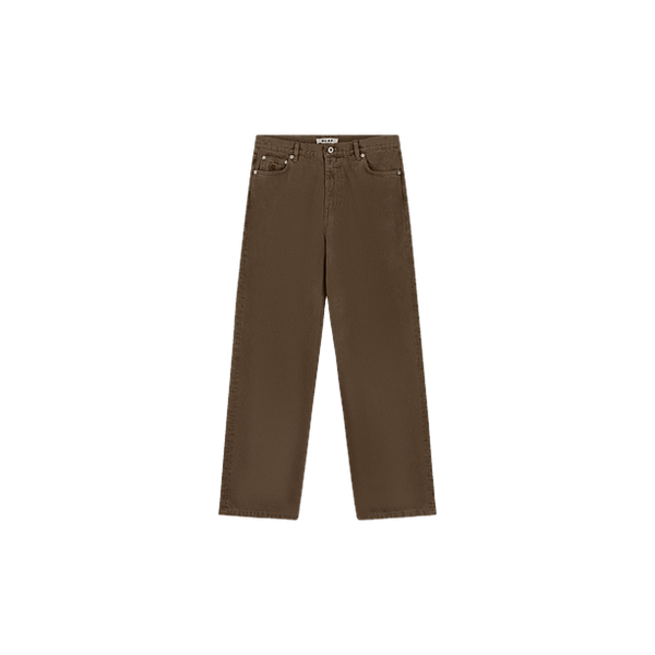 WASHED TWILL REGULAR PANT