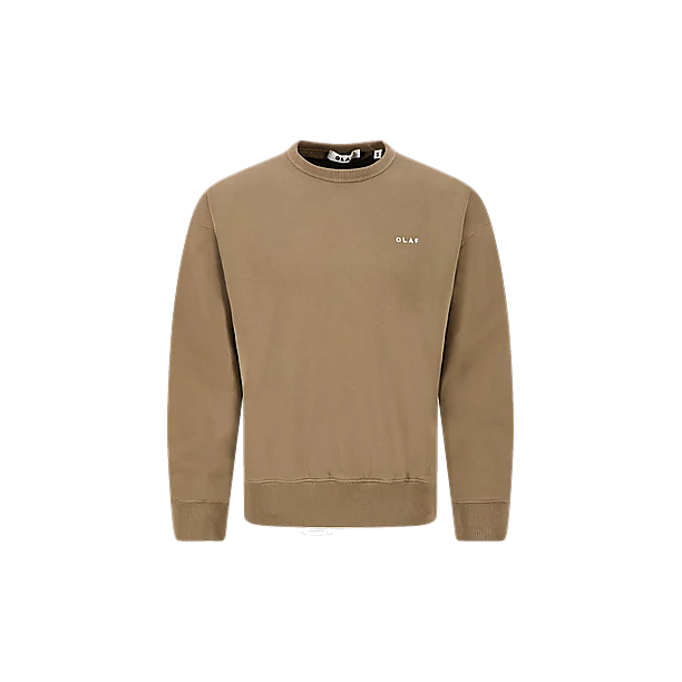 WESTERN LOGO CREWNECK Licht Bruin