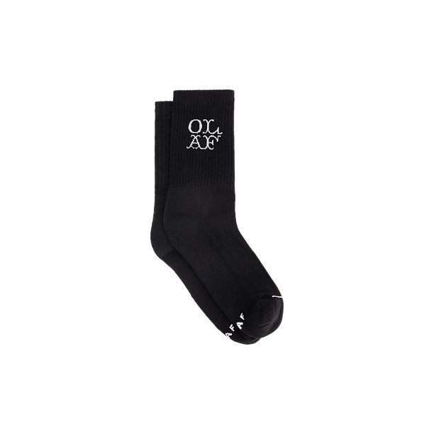 WESTERN LOGO SOCKS Zwart