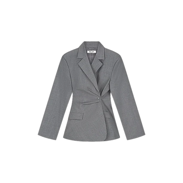 WOOL ASYMETRIC BLAZER