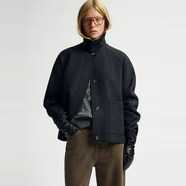 WOOL BOXY JACKET