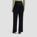 WOOL TAILERD TROUSERS Zwart