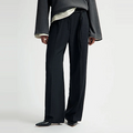 WOOL TAILERED TROUSERS Muis Grijs