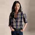 WOVEN SPORT SHIRT Blauw