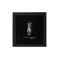 WOVEN WRAP SCARF Zwart