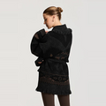 YMKE CARDIGAN Zwart