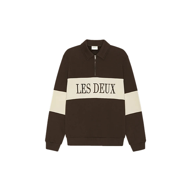 ZIPPER RUGBY SWEATSHIRT Bruin