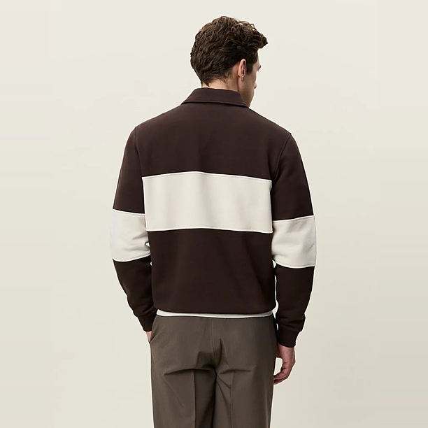ZIPPER RUGBY SWEATSHIRT Bruin